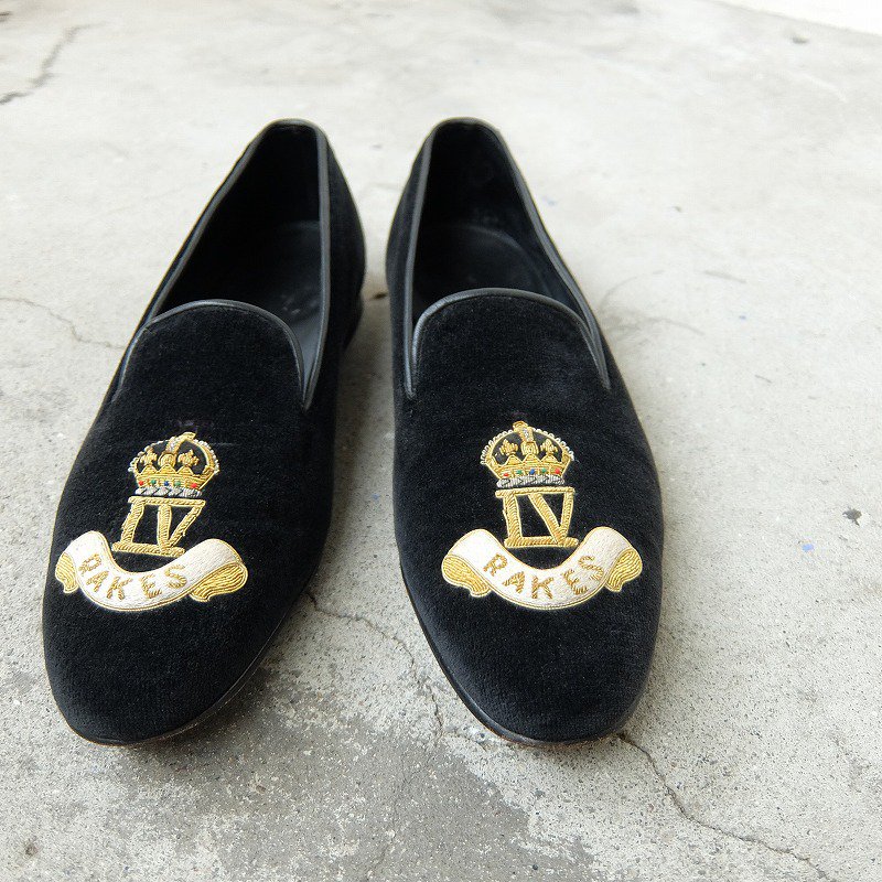 GEORGE CLEVERLEY Velevet Slippers