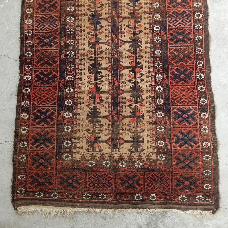 Vintage Baluch Rug - Cocky Crew Store -Antiques & Old