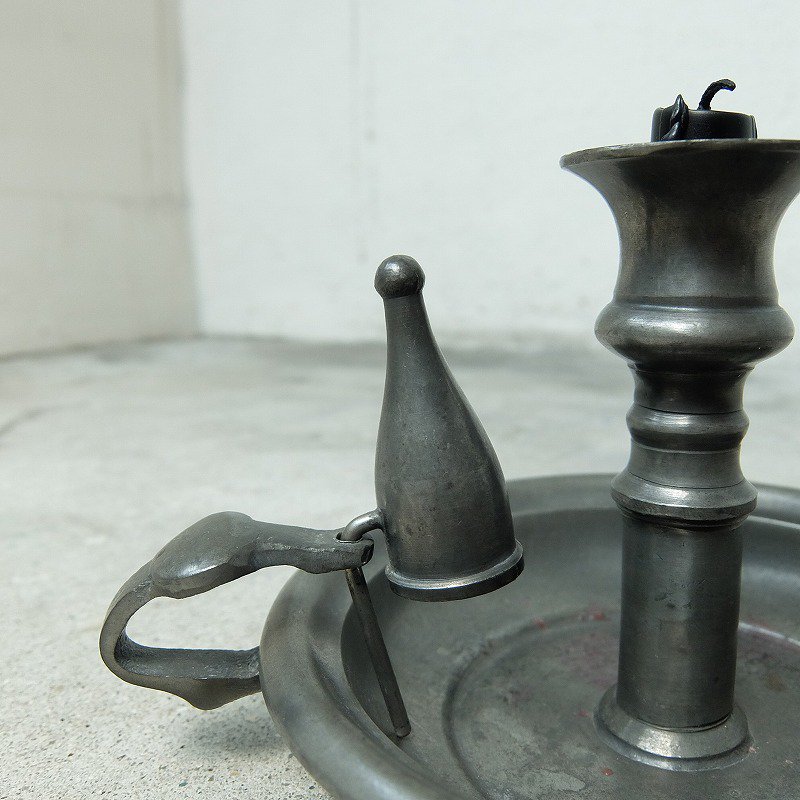 Antique A.E.Williams Pewter Candle Stick