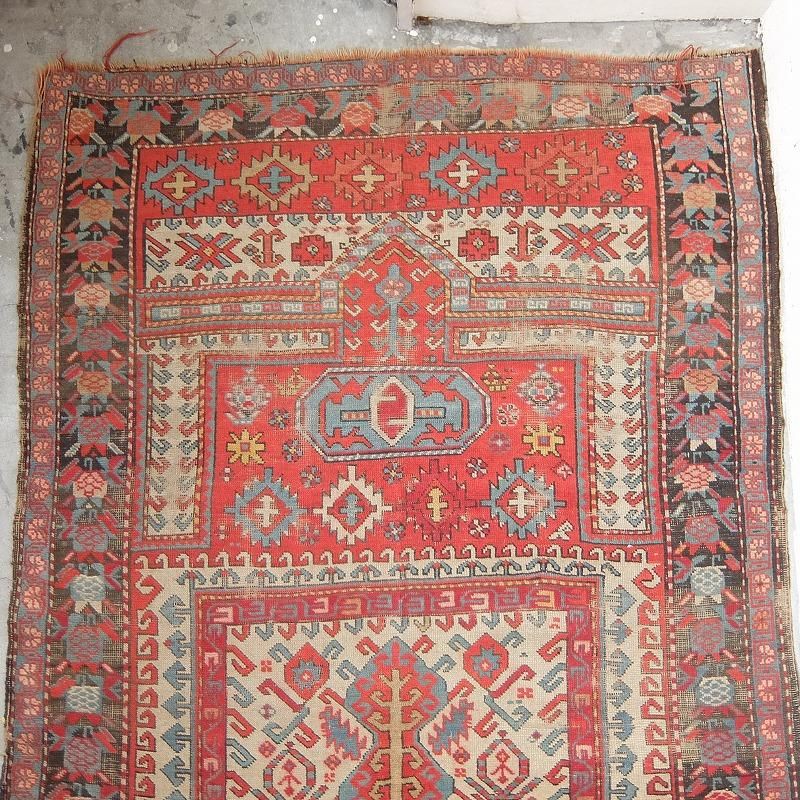 1900's Antique Caucasian Tribal Rug