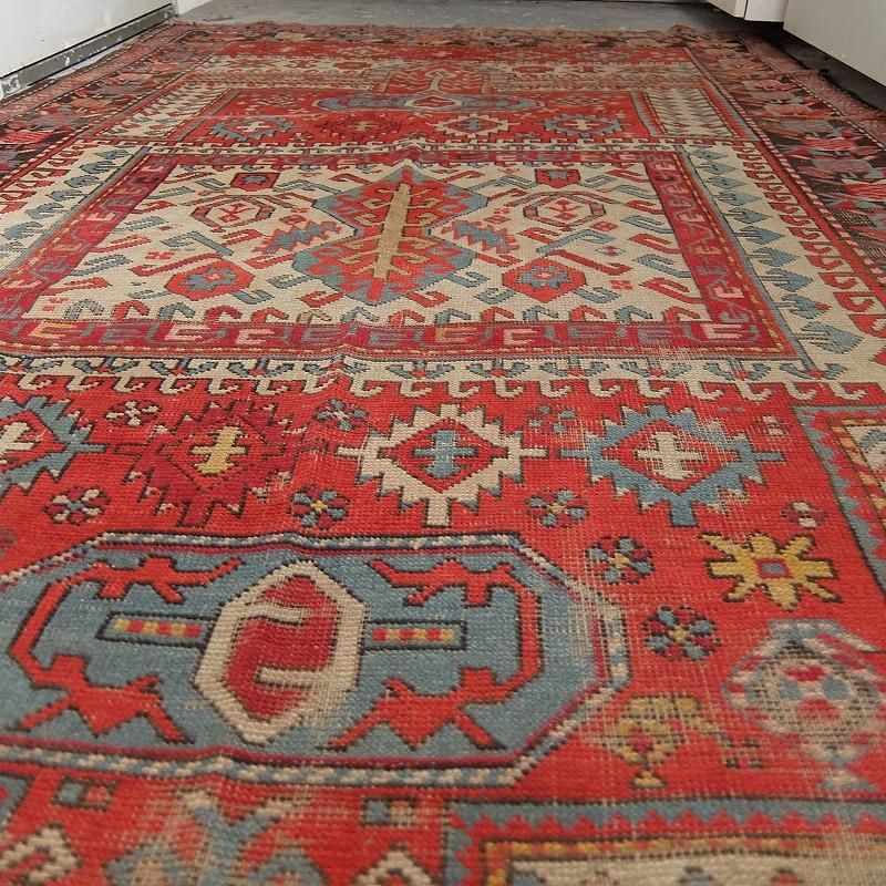 1900's Antique Caucasian Tribal Rug