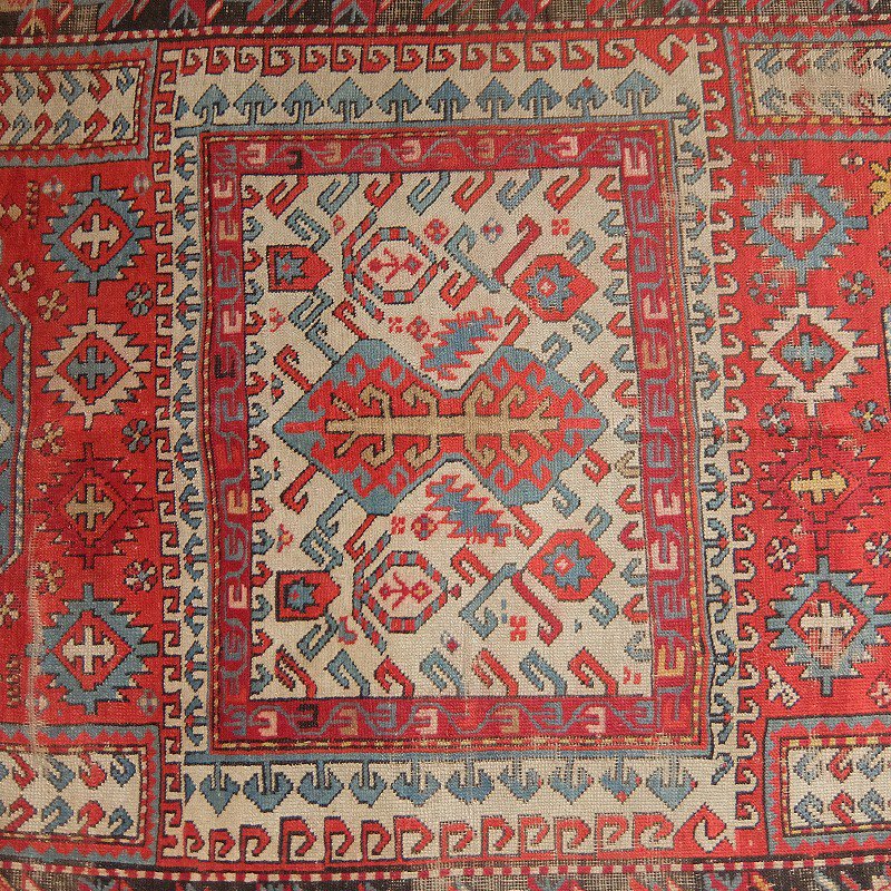 1900's Antique Caucasian Tribal Rug