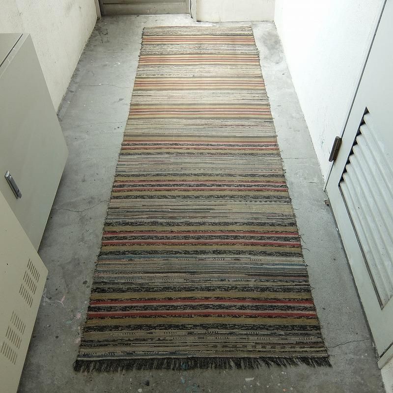 Antique Amish Hand Woven Rug
