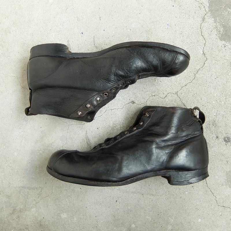 1910's Horsehide Monkey Boots