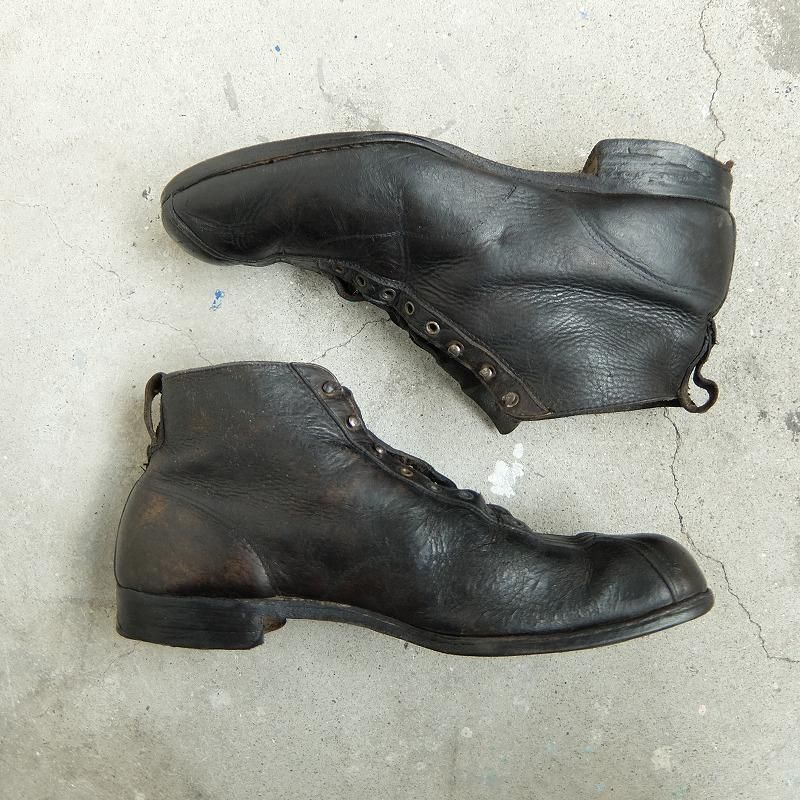 1910's Horsehide Monkey Boots