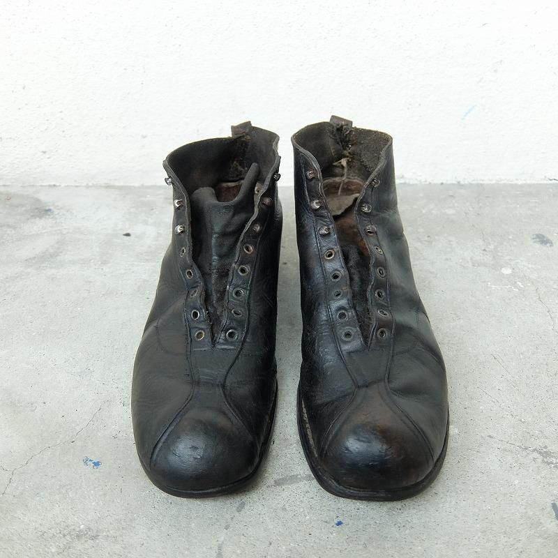 1910's Horsehide Monkey Boots
