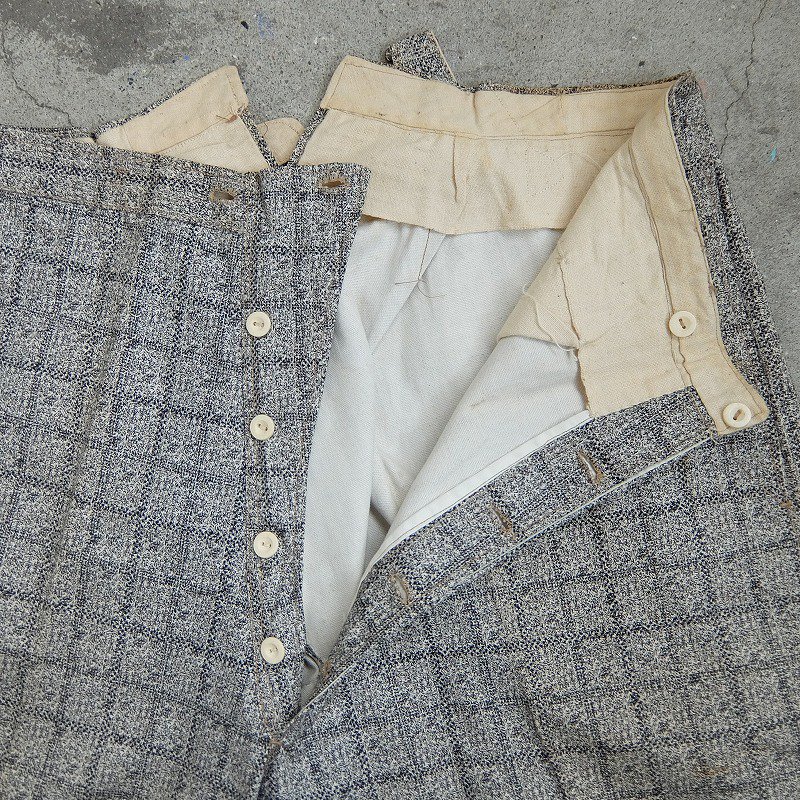 1870's〜1880's One Pocket Cotton Trousers