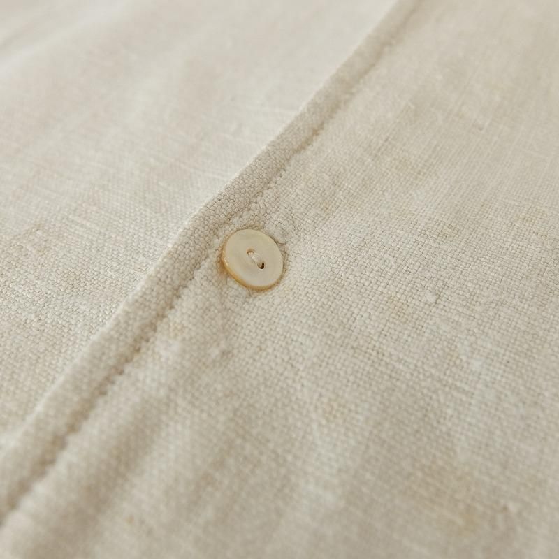 French Antique Linen Pullover Shirt