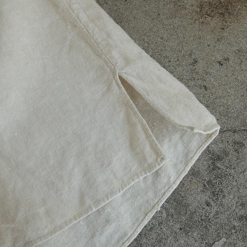 French Antique Linen Pullover Shirt