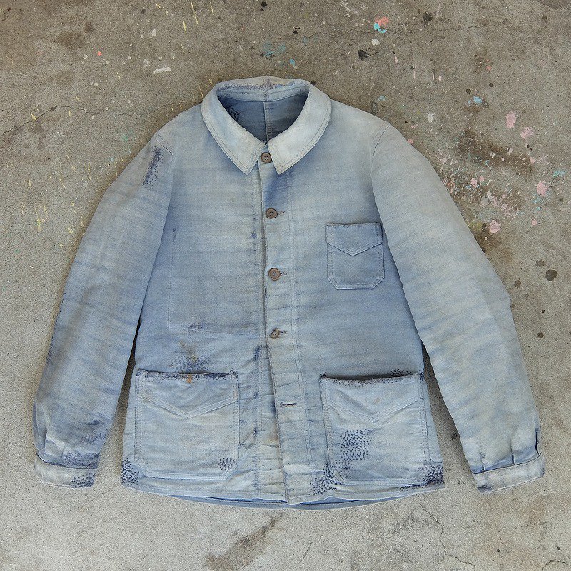1930's French Moleskin Work Jacket - Cocky Crew Store -Antiques 