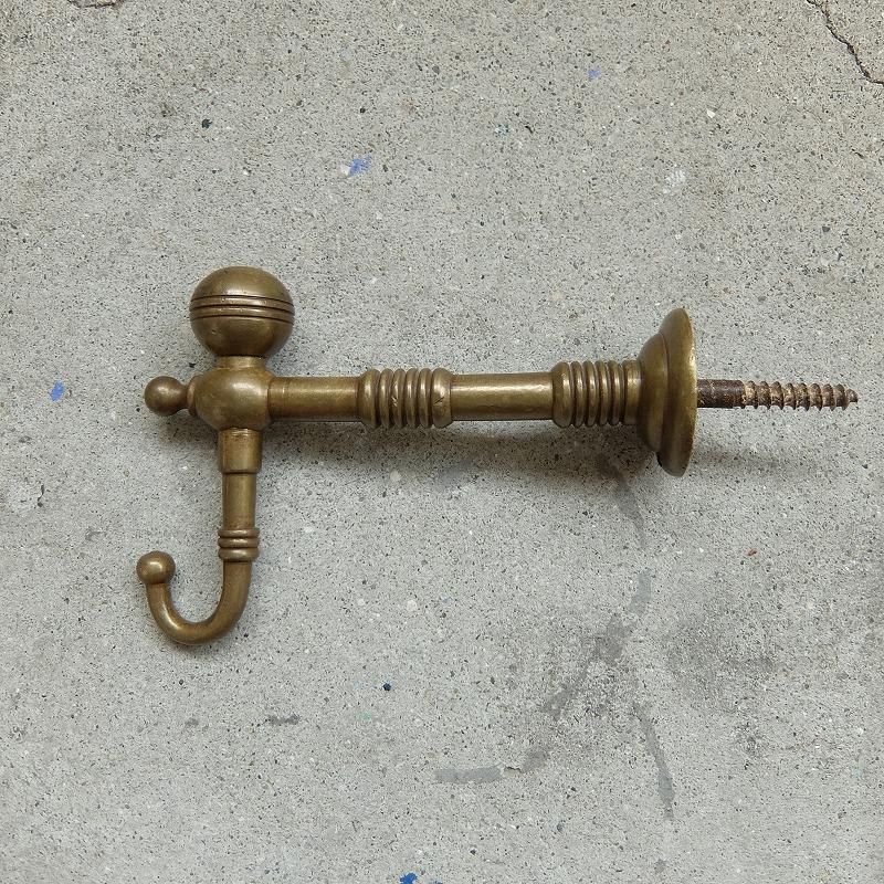 Antique Art Déco Copper Hook
