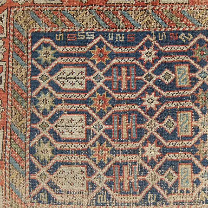1890's〜1900's Antique Caucasian Tribal Rug