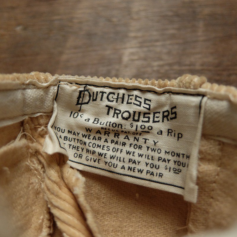 1890's DUTCHESS TROUSERS Salesman Sample