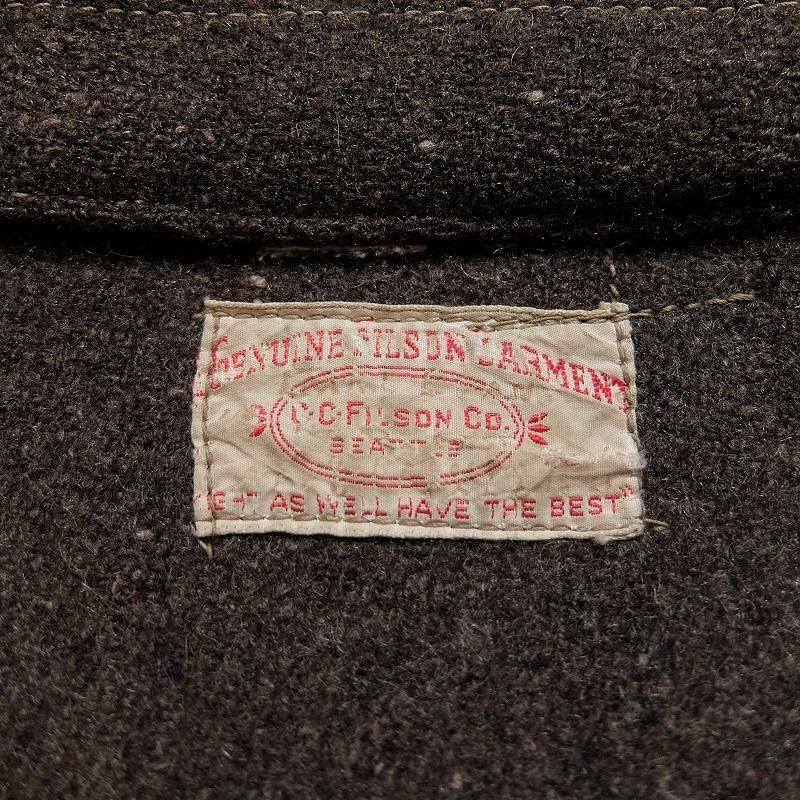 1940's FILSON HOODIE MACKINAW CRUISER COAT