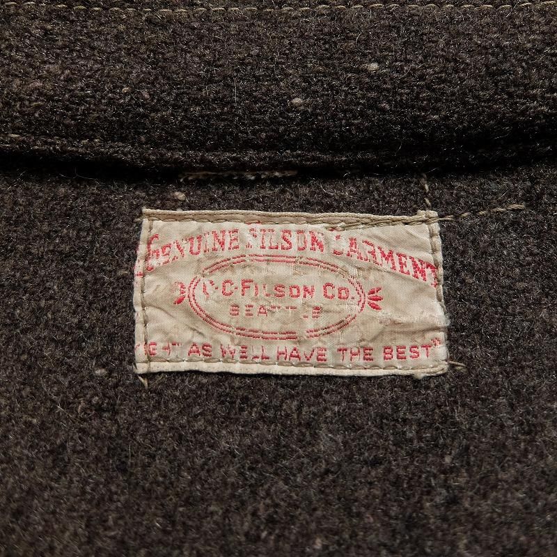 1940's FILSON HOODIE MACKINAW CRUISER COAT