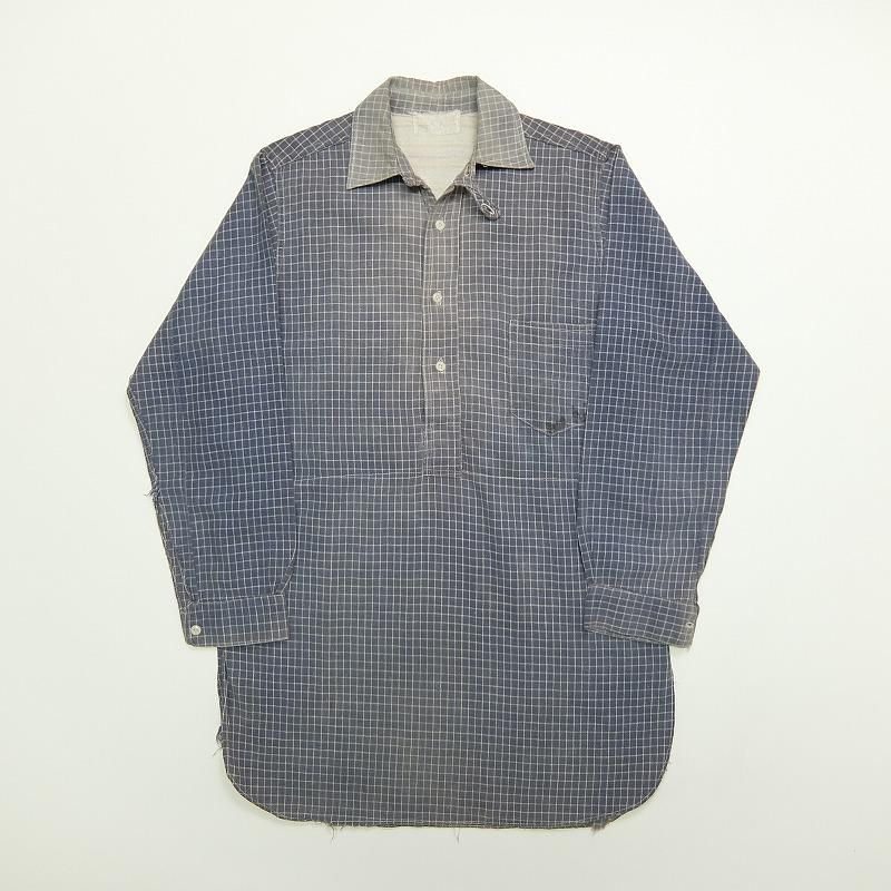 1890's PULLOVER COTTON WORK SHIRT