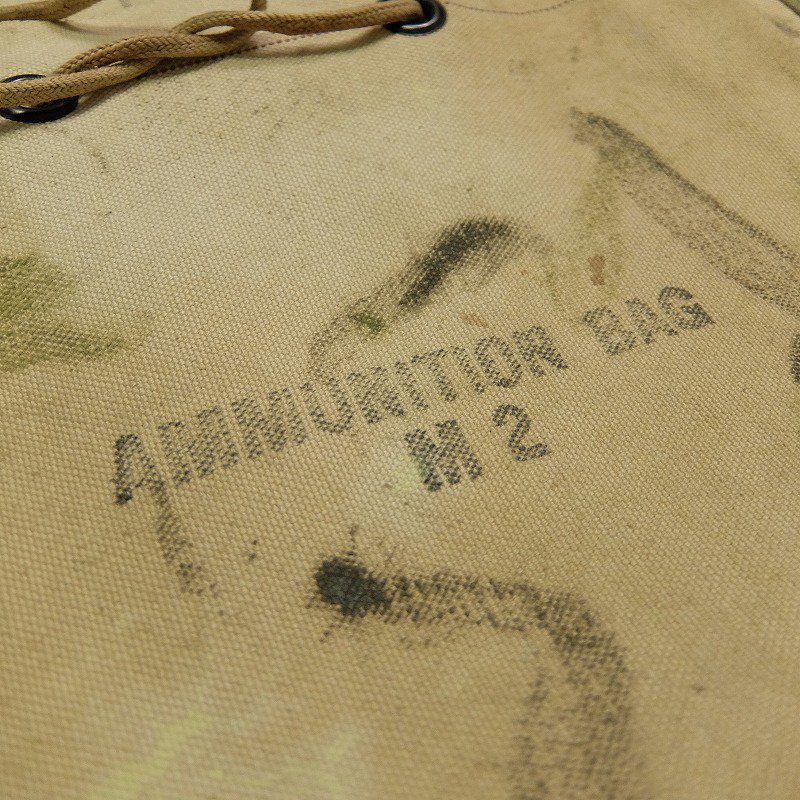 1940's WW2 U.S.Military Hand Camo AMMUNITION BAG M2