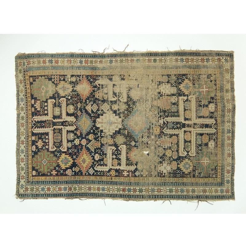 1900's1910's Antique Caucasian Tribal Rug