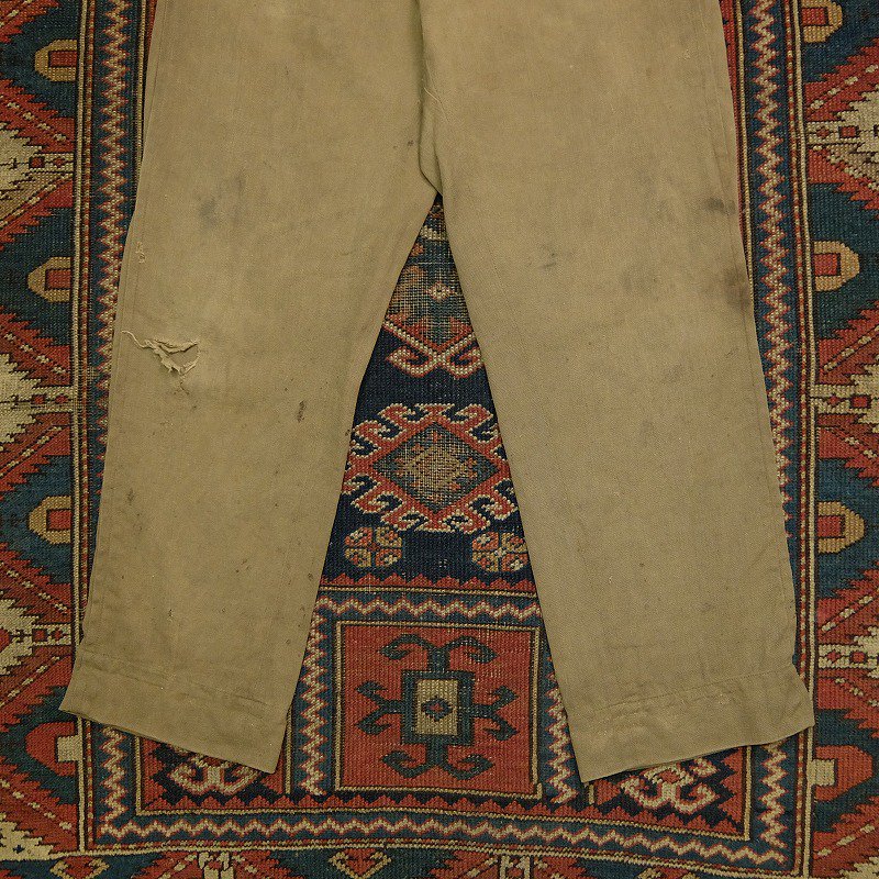 1910's1920's BLACK BEAR Cotton Work Pants