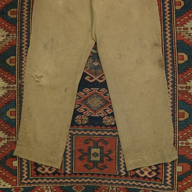 1910's1920's BLACK BEAR Cotton Work Pants