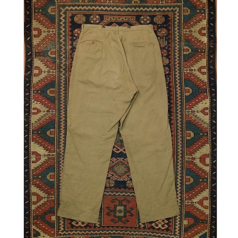 1910's1920's BLACK BEAR Cotton Work Pants