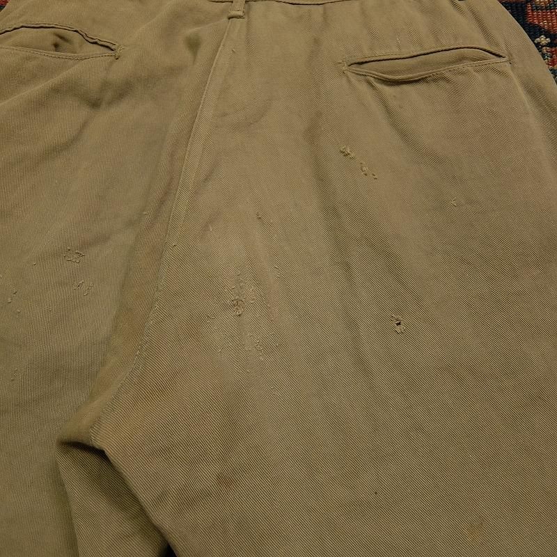 1910's1920's BLACK BEAR Cotton Work Pants