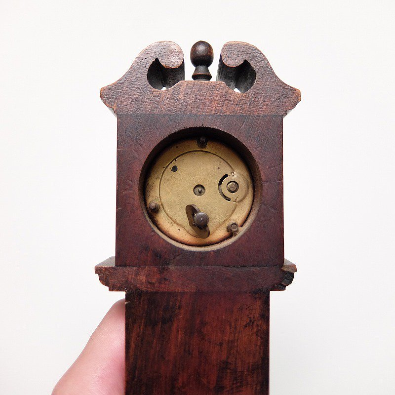 THE LUX CLOCK MFG, CO. Miniature Tall Case Clock