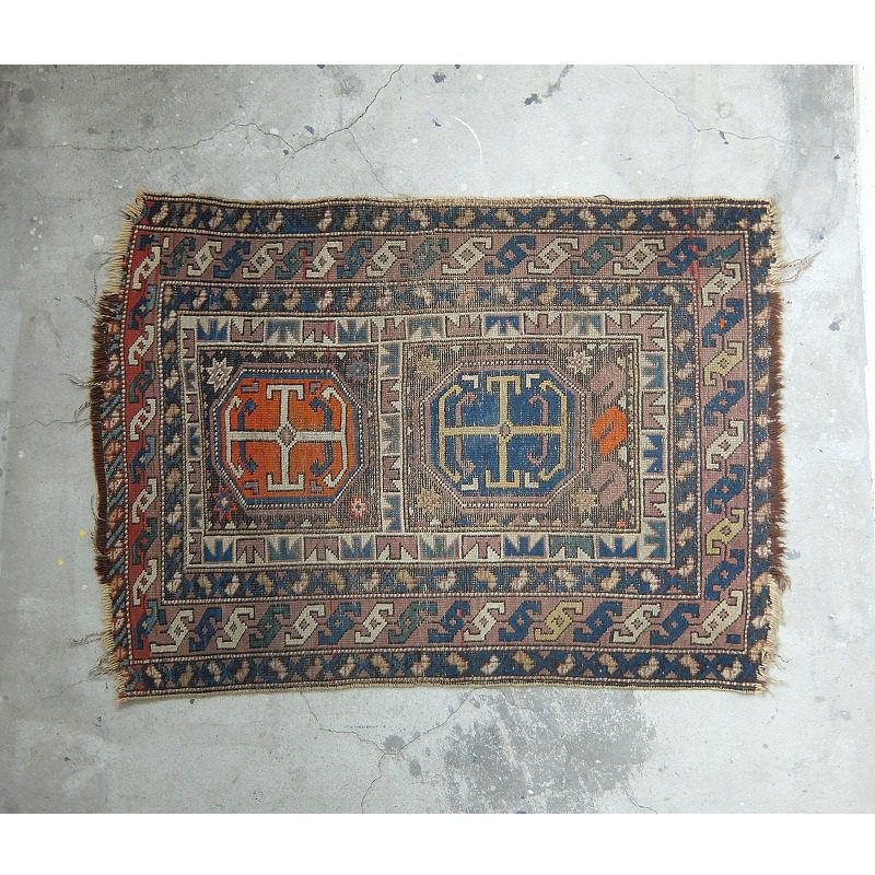 1910's Antique Caucasian Tribal Rug