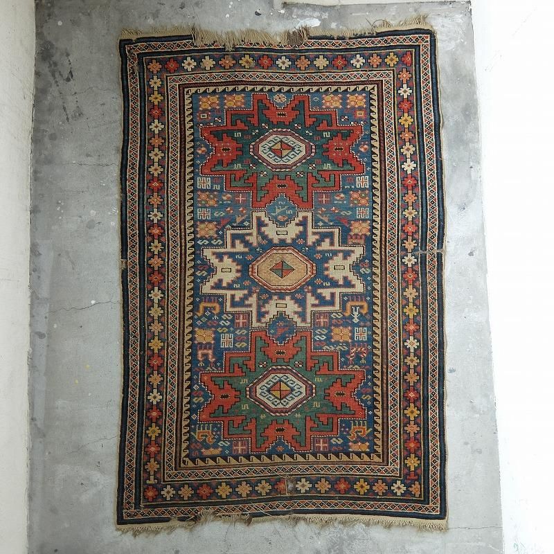 1900's Antique Caucasian Tribal Rug