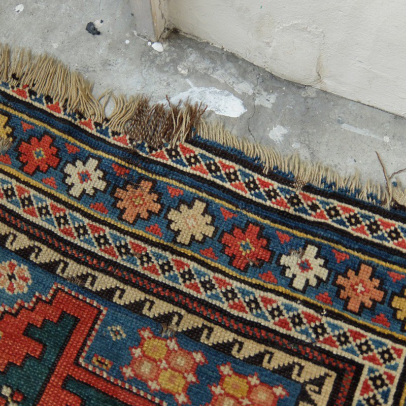 1900's Antique Caucasian Tribal Rug