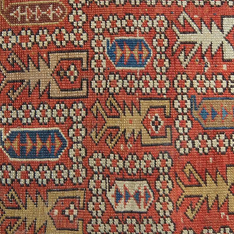 1900's Antique Caucasian Tribal Rug