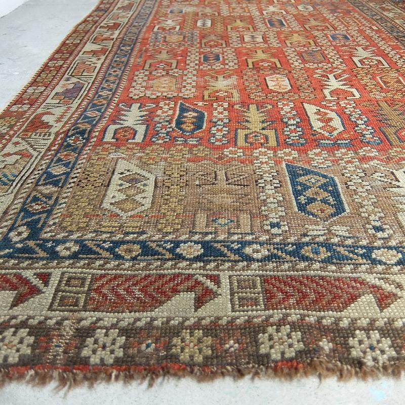 1900's Antique Caucasian Tribal Rug