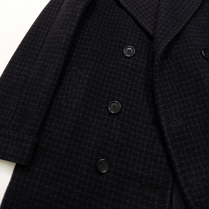 Double Breasted Wool Over Coat