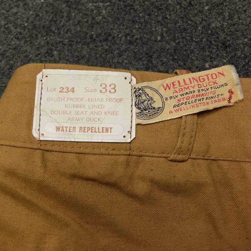 ARMY DUCK Double Seat and Knee Breeches Pants