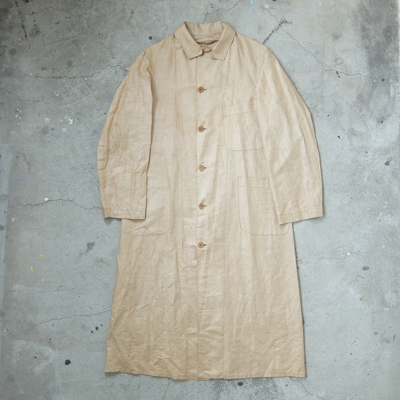 Antique Linen Duster Coat