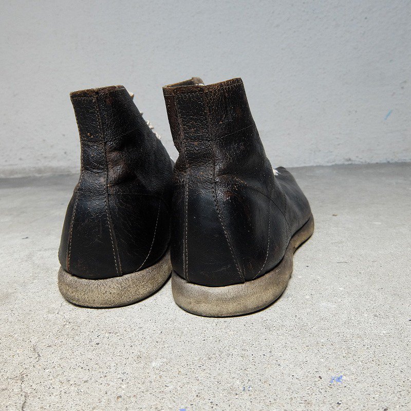 Leather Hi-Top Sneakers