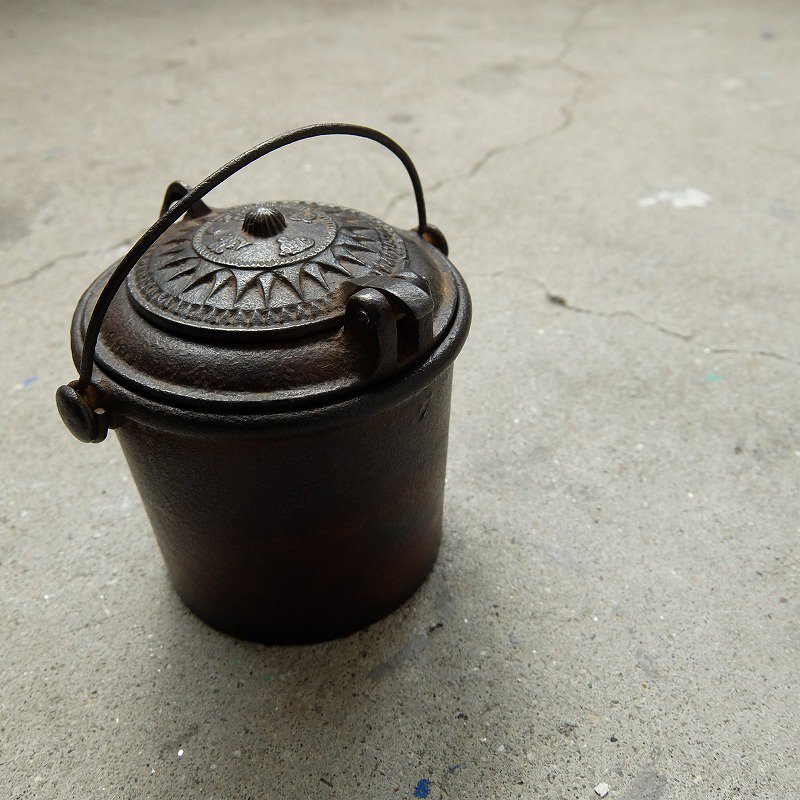 L, F & C. Cast Iron Pot