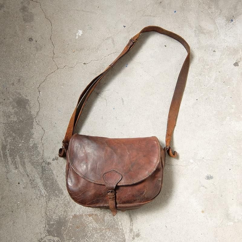 Vintage Leather Shoulder Bag - Cocky Crew Store -Antiques Vintage Leather Shoulder Bag - Cocky Crew Store -Antiques