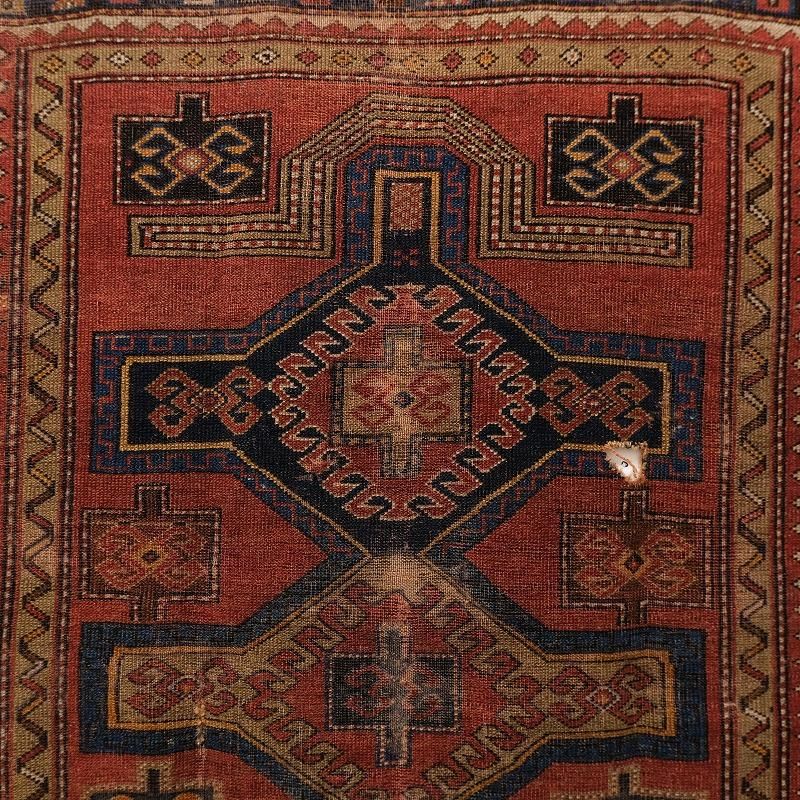 1900's Antique Caucasian Tribal Rug