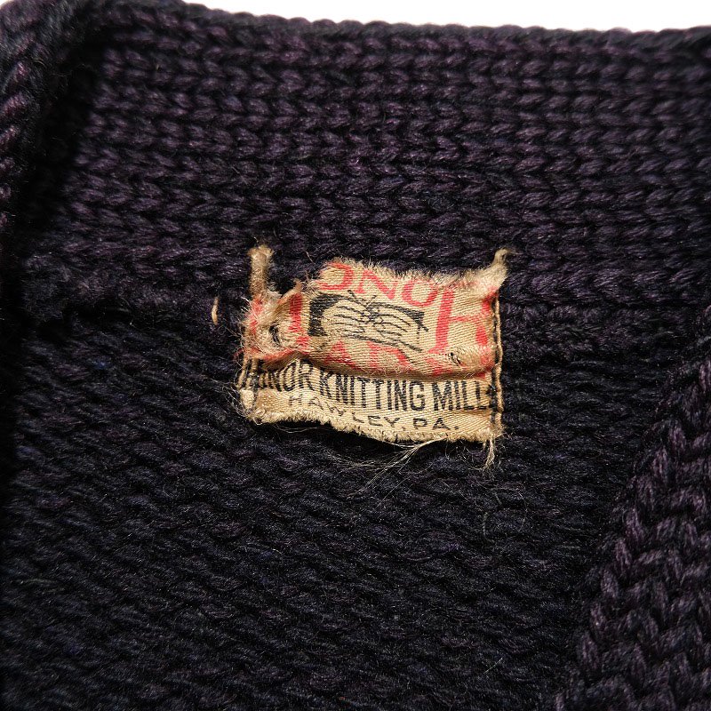 HONOR KNITTING MILLS Lettered Cardigan - Cocky Crew Store
