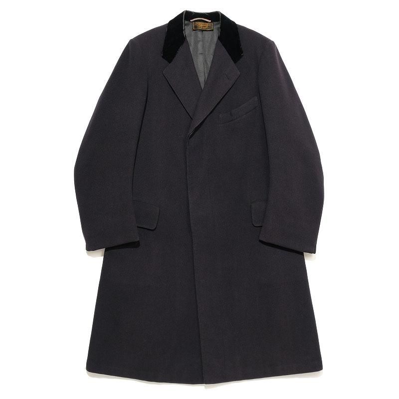 ジャケット・アウター archive velor double chester coat BLK M archive velor double chester coat BLK M
