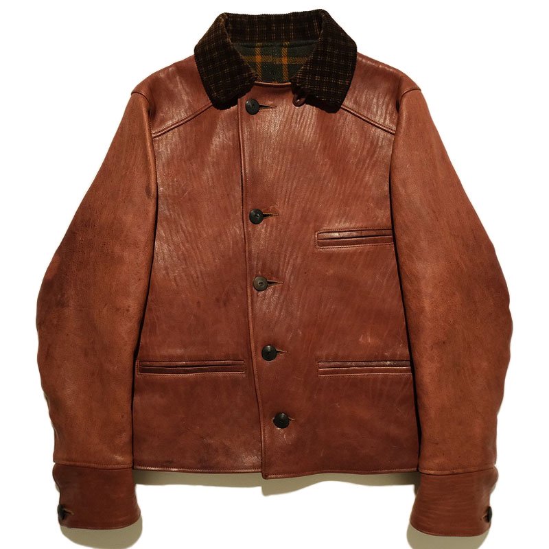 Leather Half Coat 