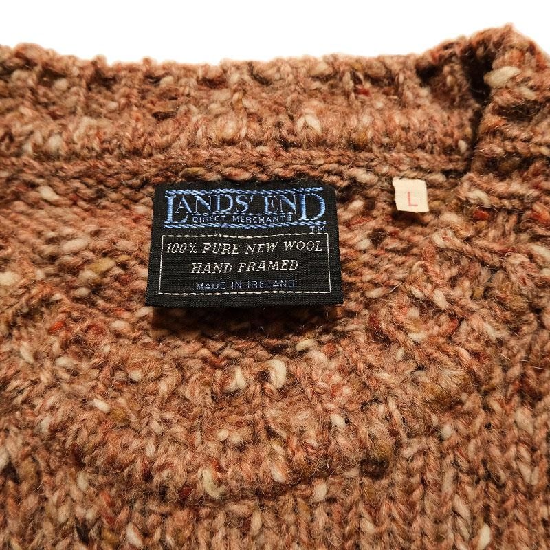LANDS' END MIX KNIT SWEATER