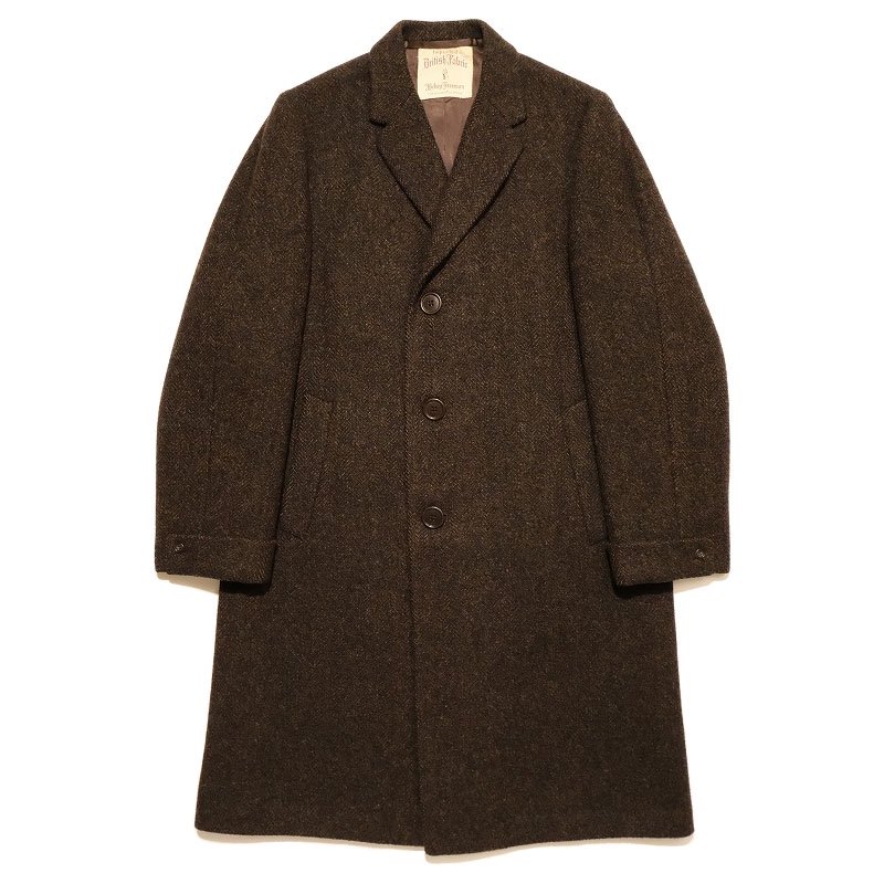 HICKEY FREEMAN TWEED OVERCOAT - Cocky Crew Store -Antiques & Old Clothing-  大阪 アメリカ村 アンティーク雑貨&ビンテージ古着