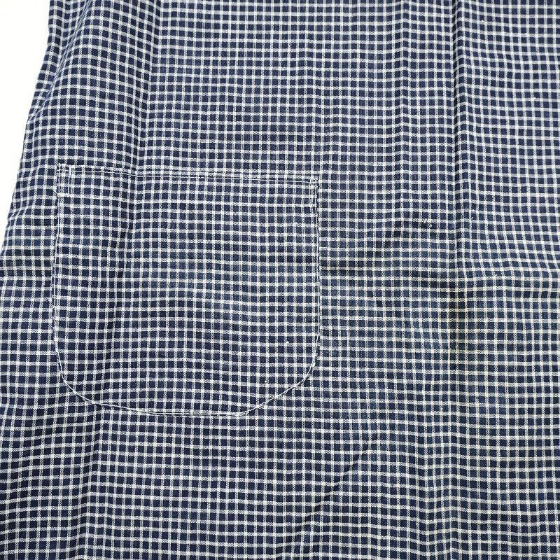 Antique Indigo Check Apron