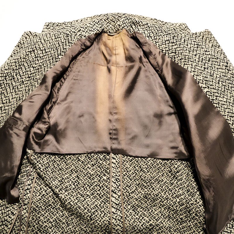Tweed Belted Coat