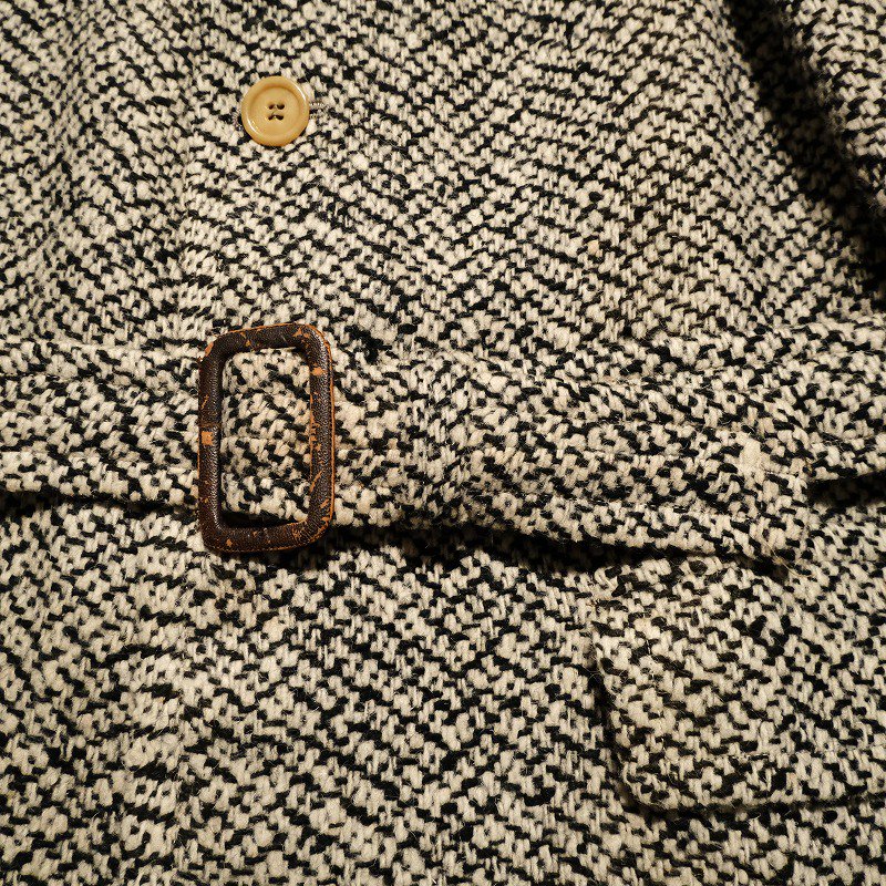 Tweed Belted Coat