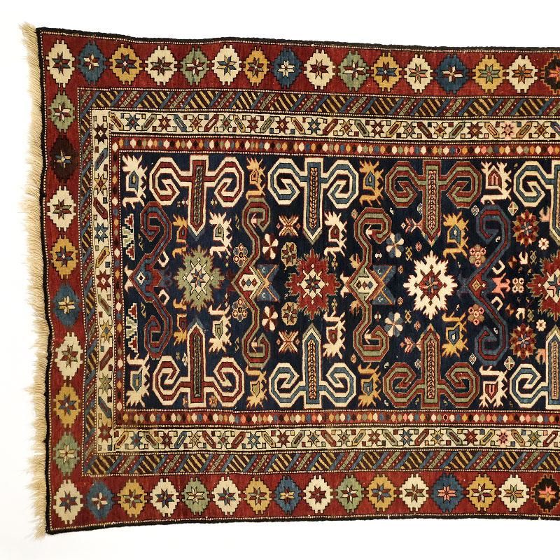 1890's Antique Caucasian Rug