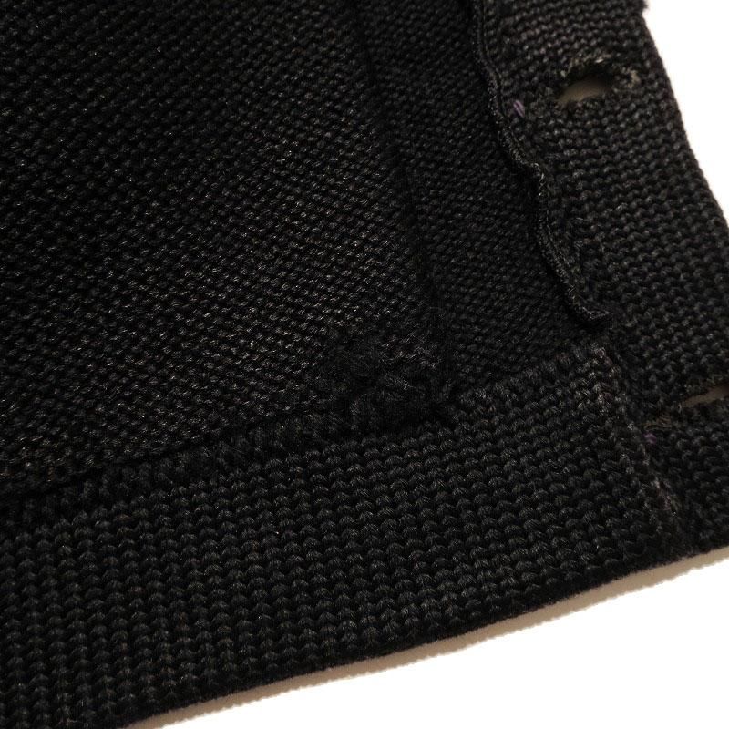 OLYMPIA KNITTING MILLS INC. Lettered Cardigan