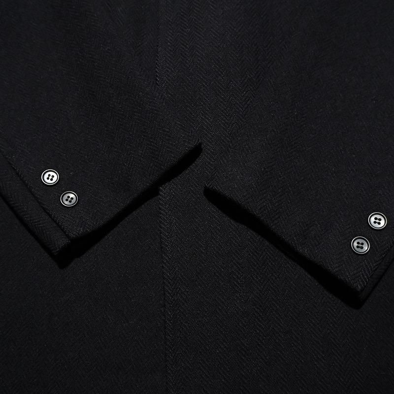 FRTRIPLER & CO. HERRINGBONE TWEED COAT